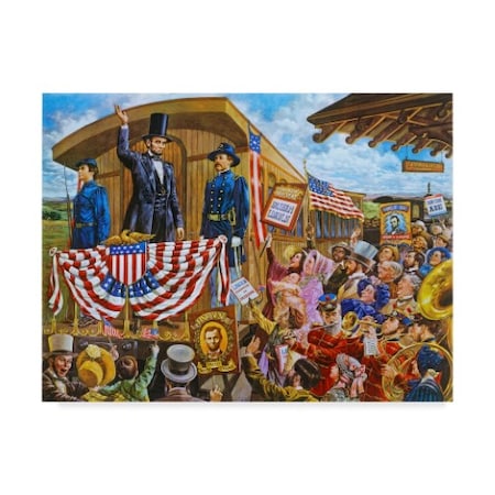 Lee Dubin 'Lincoln To Washington' Canvas Art,18x24
